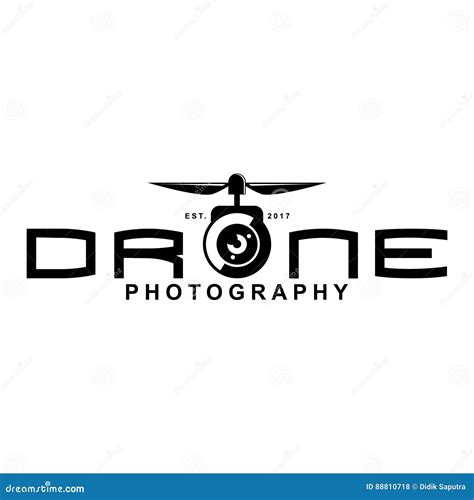 Drone Logo Stock Vector Illustration Of Shop Label 88810718