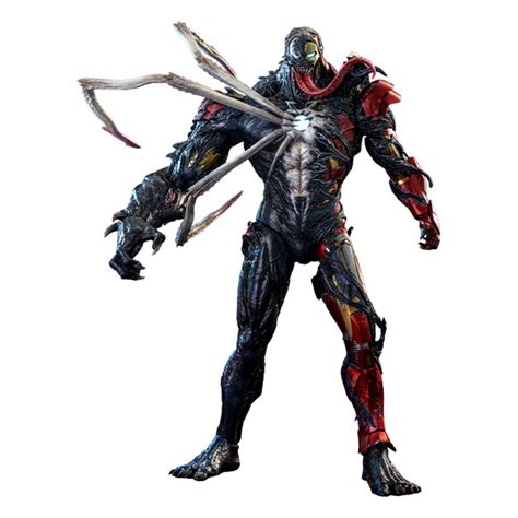 Marvel S Spider Man Maximum Venom 1 6 Venomized Iron Man Hot Toys 14750297069 Sklepy Opinie