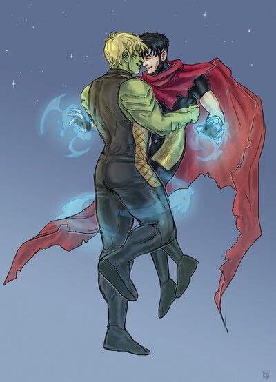 Hulkling Teddy Altman X Wiccan Billy Kaplan From Young Avengers ©marvel Marvel Young