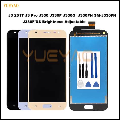 Original J3 2017 LCD For Samsung Galaxy J3 2017 J330 J330F SM J330 LCDs