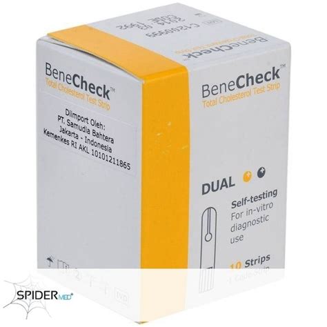 Jual Benecheck Plus Total Cholesterol Test Strips Strip Kolesterol