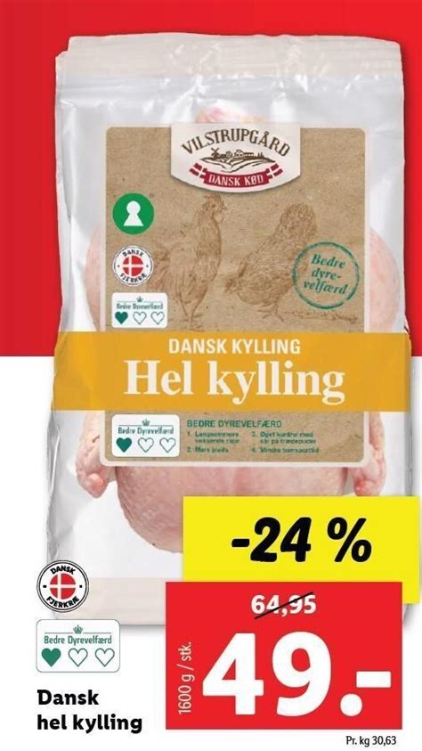 Dansk Hel Kylling Tilbud Hos Lidl