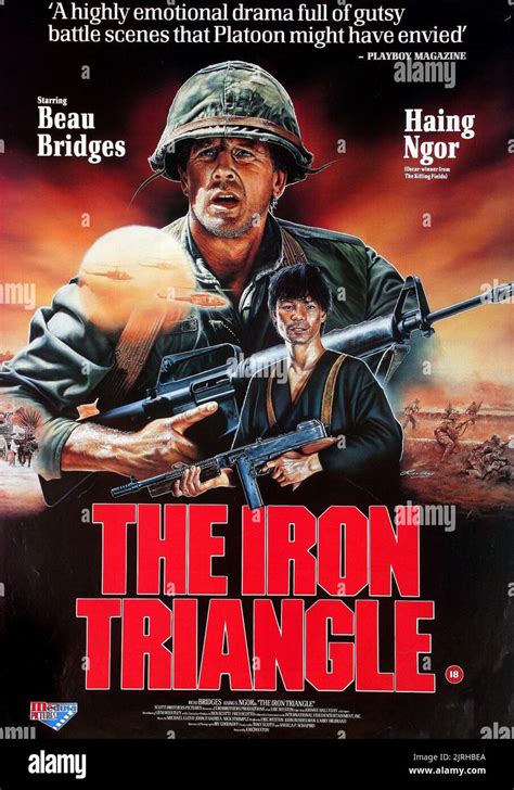 Film Poster The Iron Triangle Stock Photo Alamy