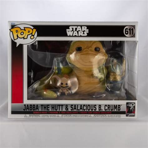 Funko Pop Star Wars Jabba The Hutt Salacious B Crumb 611 Deluxe