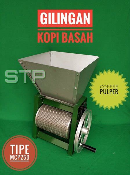 Jual Gilingan Kopi Basah Kupas Kulit Kopi Mcp Mahkota Di Lapak