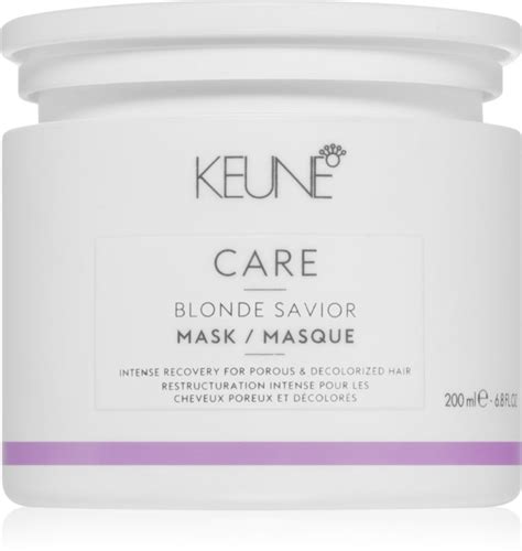 Keune Care Blonde Savior Mask Hydrating Mask For Bleached Hair Notino