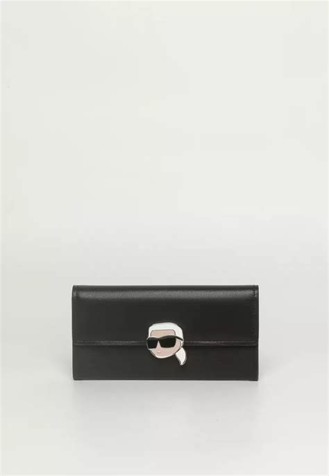 Buy KARL LAGERFELD K Ikonik Leather Continental Wallet Online ZALORA