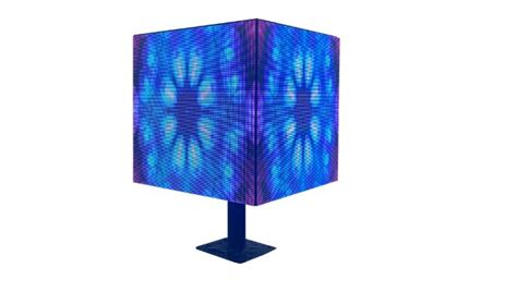 Four Sides Cube Led Display Nseled