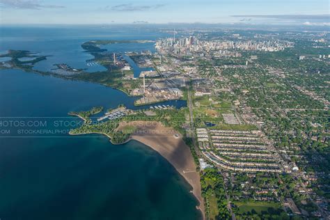 Aerial Photo Woodbine Beach Toronto