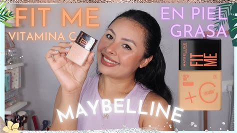 Maybelline Fitme Con Vitamina C Rese A Holalizy Youtube