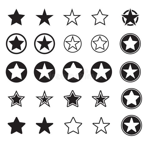 Iconos De La Estrella Sparkles Brillantes R Fagas S Mbolos