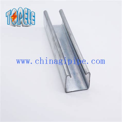 Hot Dipped Galvanized Unistrut Channel Strut C Profile Manufacturers