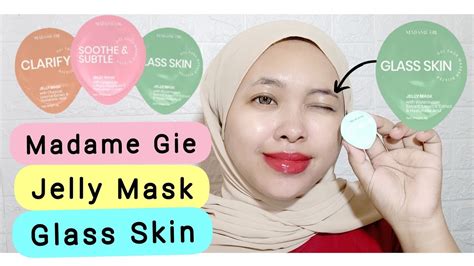 Review Masker Madame Gie MADAME GIE Jelly Mask By Vapinka Makeup