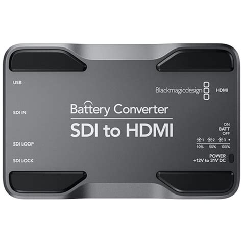 Blackmagic Design Sdi To Hdmi Battery Converter Convbatt Sh Bandh