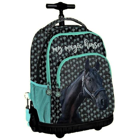 Sac Dos Roulettes Cheval Magic Cm Trolley Haut De Gamme Cartable