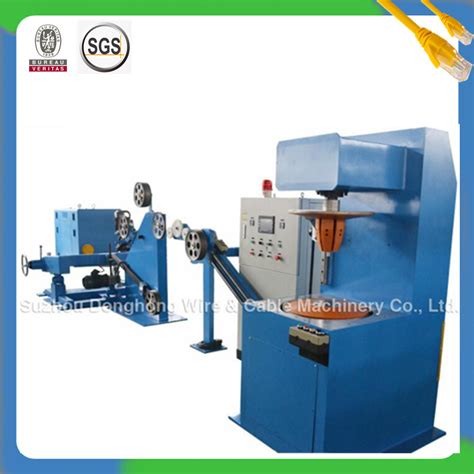 Automatic Wire Cable Coiling Packing And Taping Machine For Data Cable