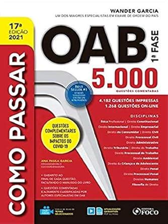 Como Passar Na Oab Fase Quest Es Comentadas Ed