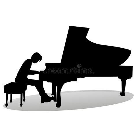 Piano Player Silhouette