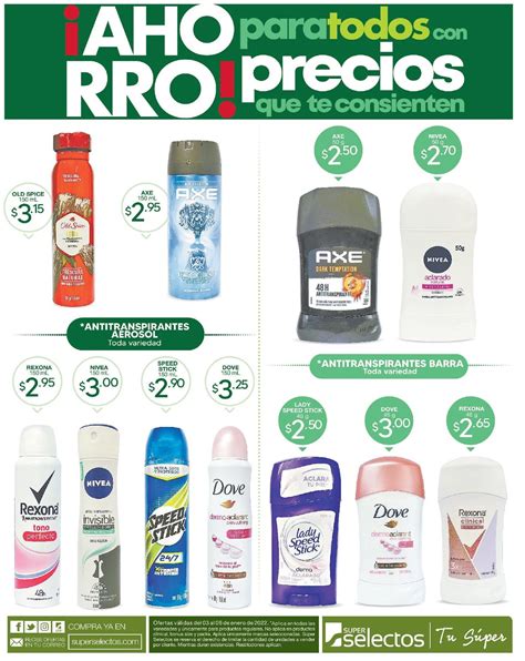 Oferta De Desodorantes En S Per Selectos Enero Tuofertasv