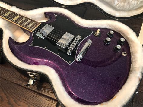 2012 Gibson Sg Standard Purple Sparkle Show Pony Guitars