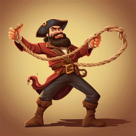 Premium Photo | Pirate cartoon character