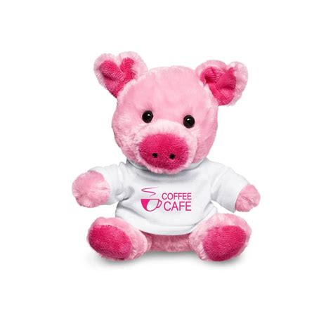 7" Plush Pig With T-Shirt | Toys & Novelty