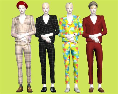 Casual suit by chaessichae - The Sims 4 in 2020 | Sims, Sims 4, Sims 4 cas