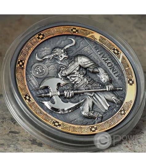 MINOTAUR Mythical Creatures 2 Oz Silver Coin 10 Palau 2016