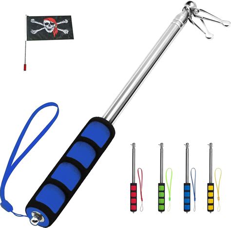 Buy Nonstop Telescopic Handheld Flagpoles Portable Guide Flag Pole For