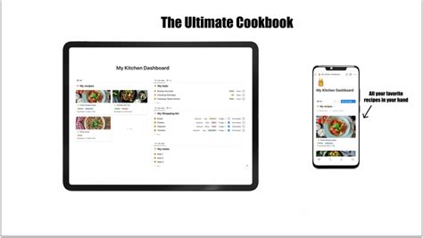 The Ultimate Cookbook Notion Template