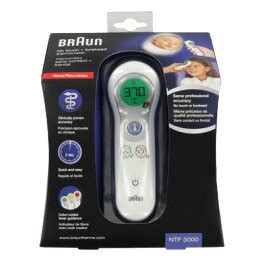 Braun No Touch Thermomètre Sans Contact Frontal Ntf 3000 chez Atrium