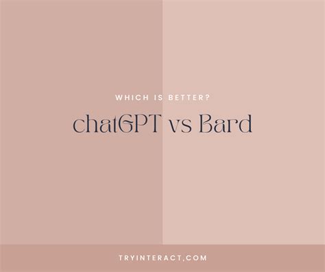 ChatGPT vs. Bard | Interact Blog