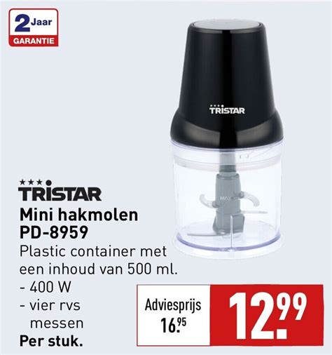 TRISTAR Mini Hakmolen PD 8959 Aanbieding Bij ALDI