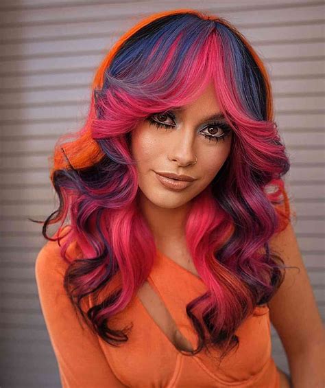 hottest hair color ideas   creative hair color
