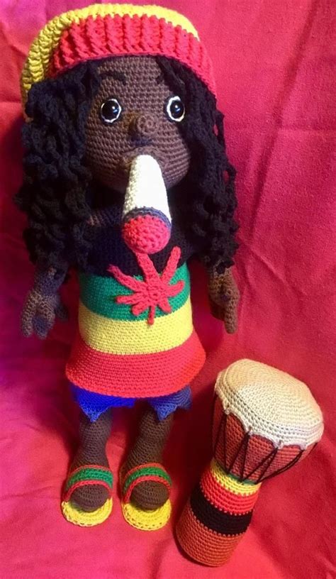 Elijah Le Rasta Fran Ais Anglais Jama Cain Patron Au Crochet Reggae