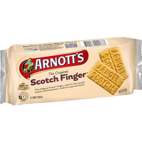 Arnotts Scotch Finger Plain Biscuits 250g Woolworths