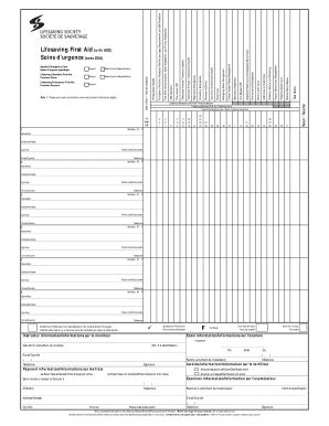 Fillable Online Lifesaving F Lifesaving First Aid With AED Soins D