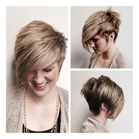 Modified Pixie Cropped Ultra Tight In The Back With A Long Shattered Fringe Undercut