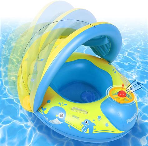 Peradix Baby Schwimmring Schwimmhilfe Mit Schwimmsitz F R Kleinkind Ab