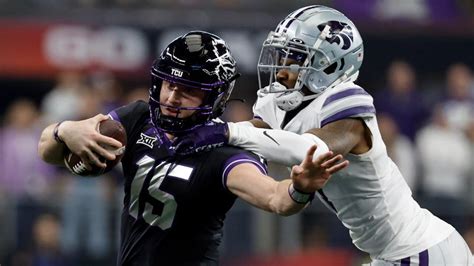 Tcu Qb Max Duggan Barely Makes It Off Field Following Gutty Game Tying