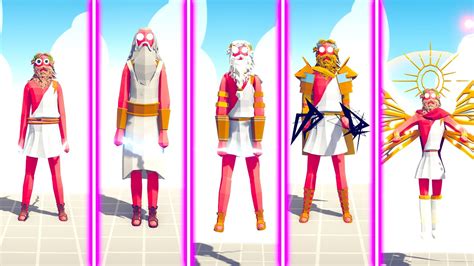 Evolution Of Zeus Totally Accurate Battle Simulator Tabs Youtube