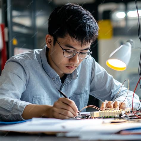 A portrait of a foreman engineer or architecture working on a laptop