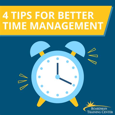 Btc S Tips For Better Time Management Boardman Training