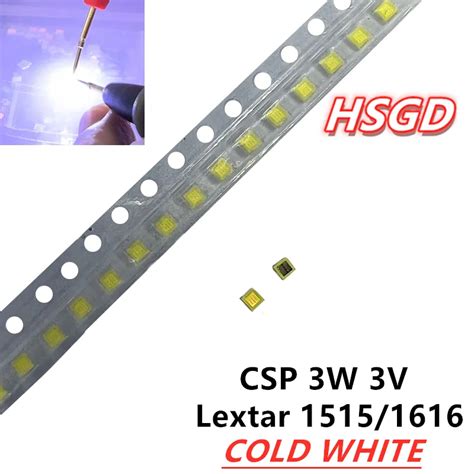 Pcs Original Lextar Led Light Beads Cool White High Power W V