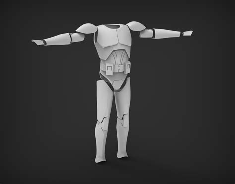 Clone Trooper D Print Model