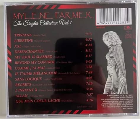 Myl Ne Farmer The Singles Collection Vol Cd Eur