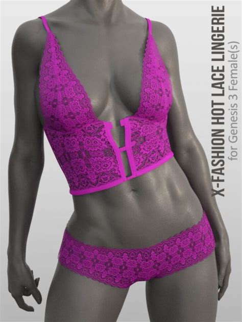 X Fashion Hot Lace Lingerie For Genesis Females