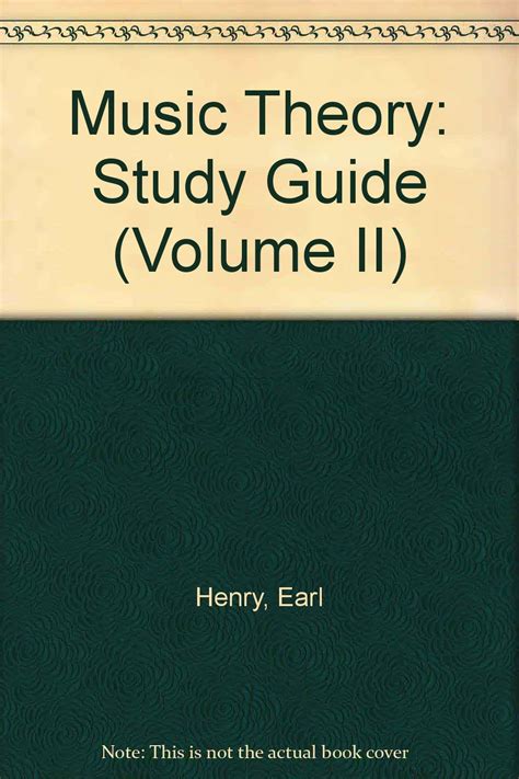 Music Theory Study Guide Volume Ii Books