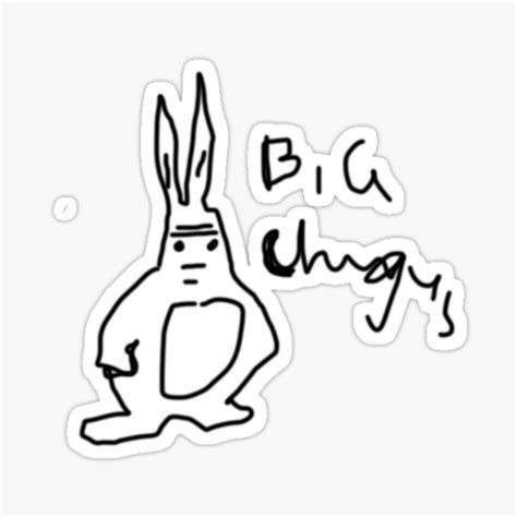 Big Chungus Sticker By Lucjewed Redbubble