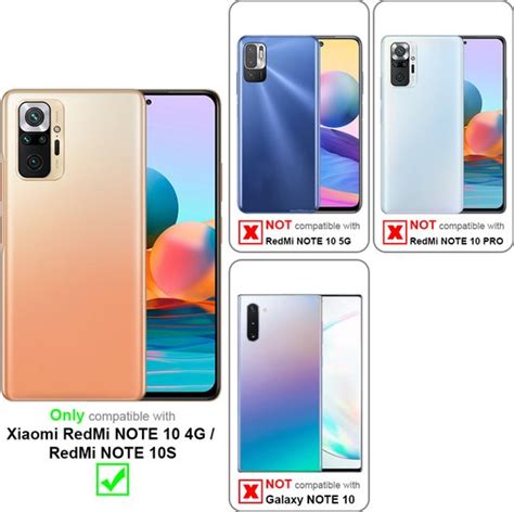 Cadorabo Hoesje Geschikt Voor Xiaomi RedMi NOTE 10 4G RedMi NOTE 10S